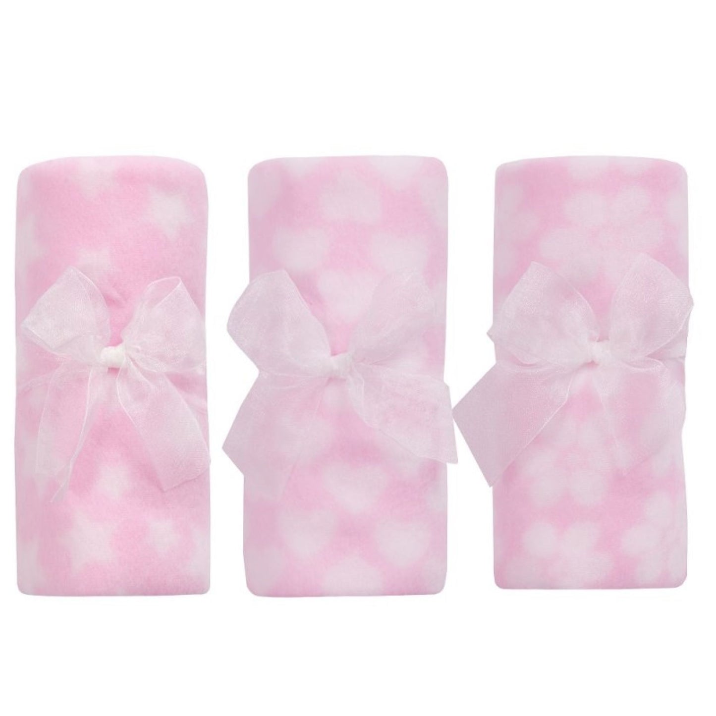 Baby Nappy Cake Gift in Baby Pink and White or Baby Blue and White