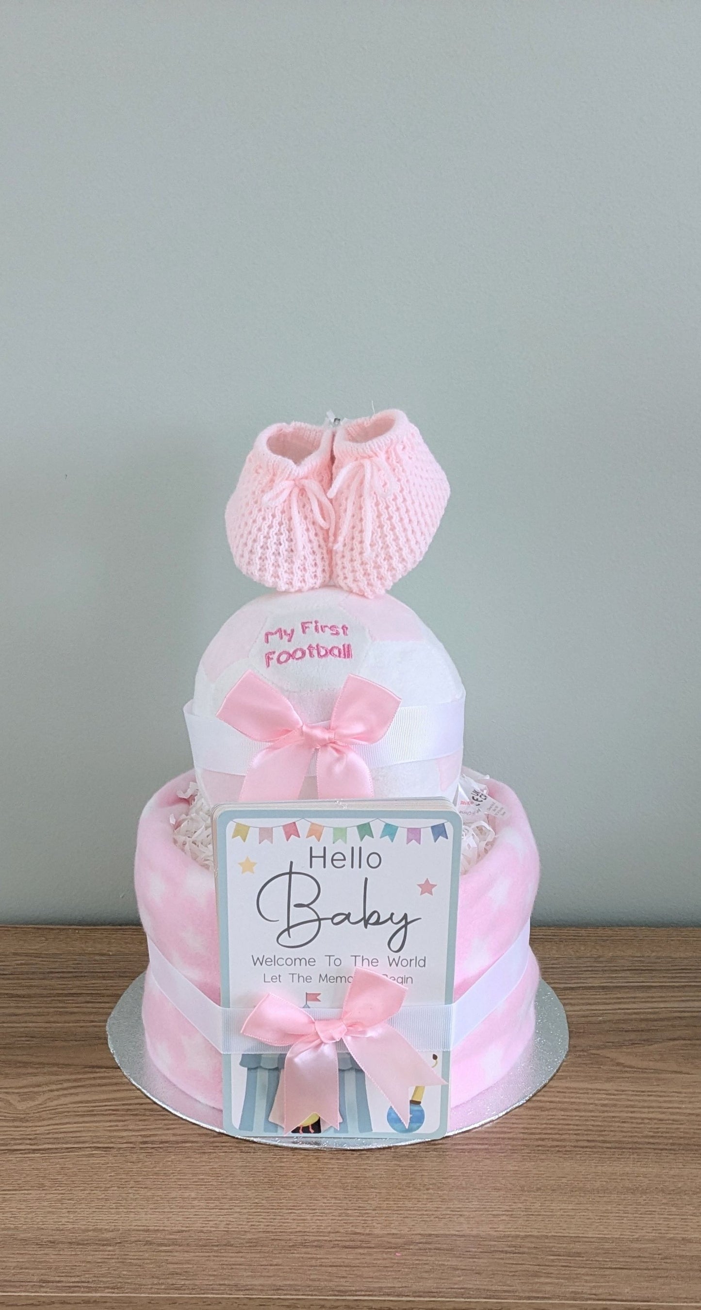 My First Football Nappy Cake Gift