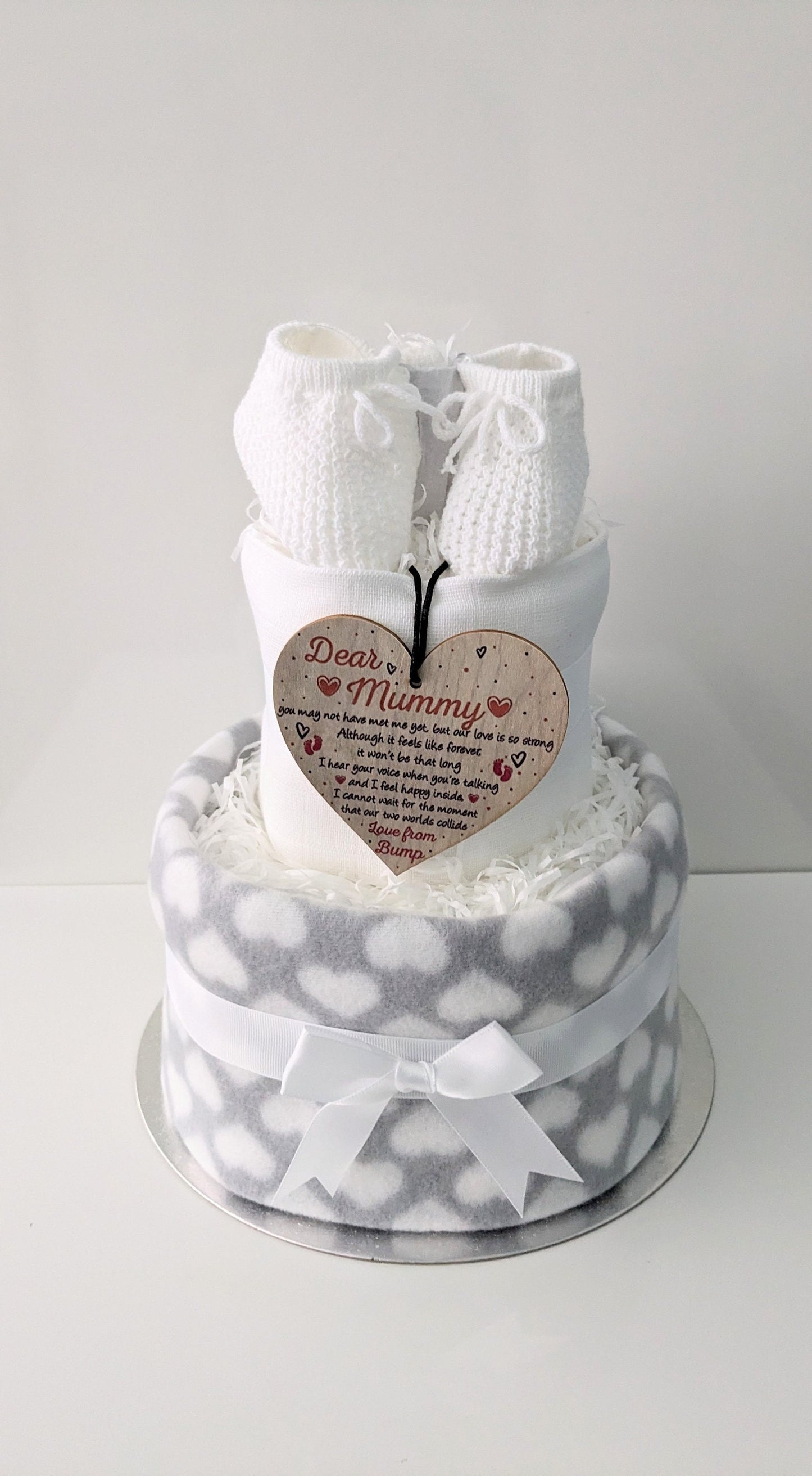 Message from Bump Gift Nappy Cake gift For Mum