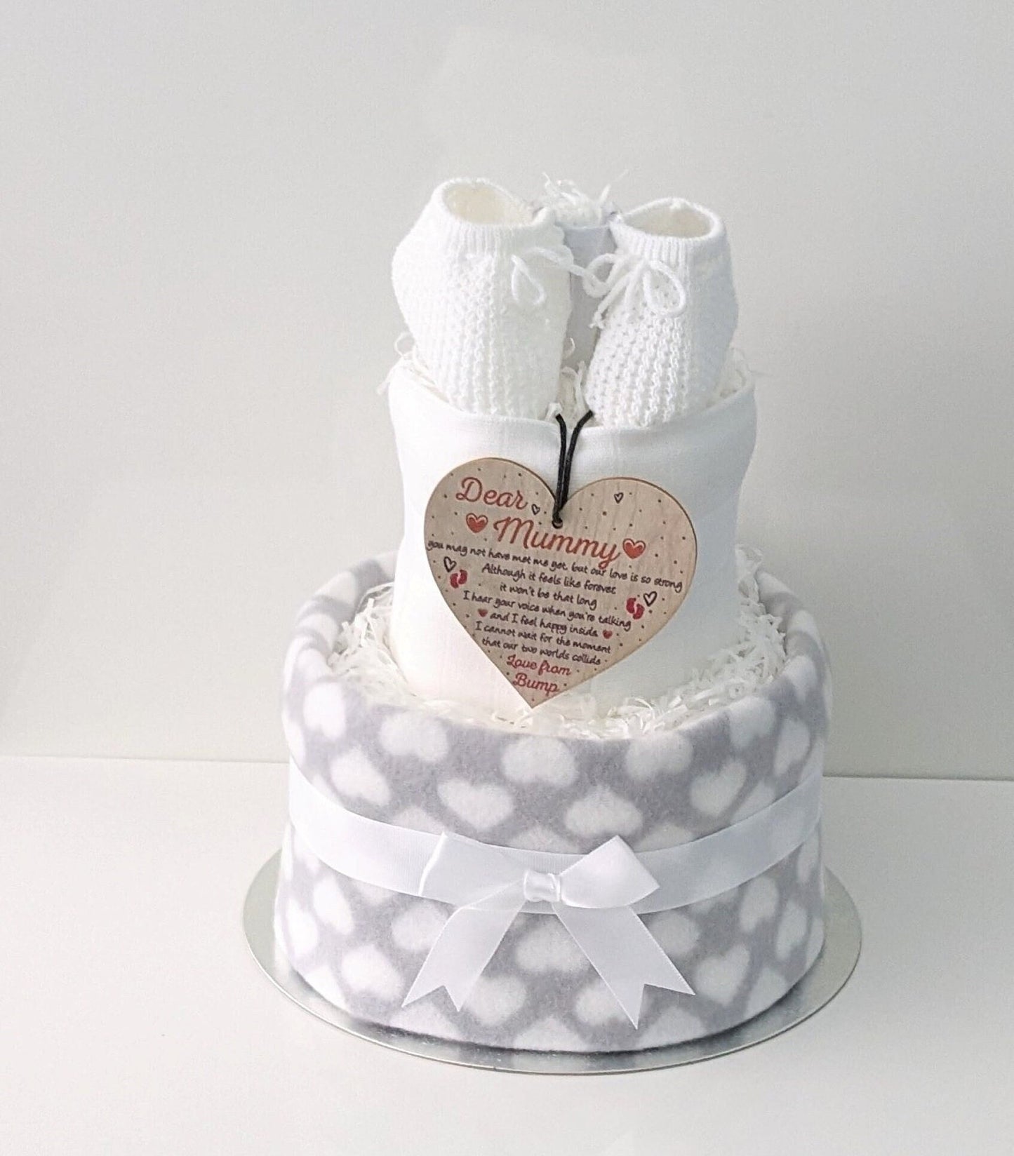 Message from Bump Gift Nappy Cake gift For Mum